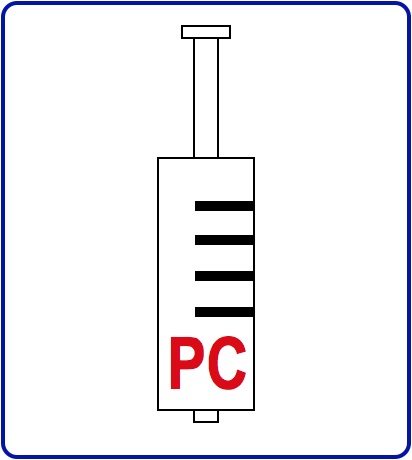 Syringe polycarbonate